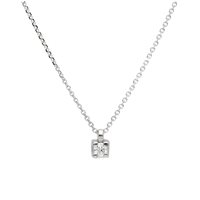 Collana Gioielleria Dossena  Donna 9ktbrilli in Oro bianco Diamante 282982BB  SONGA